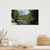 Mirror Lake Uitzicht in Yosemite National Park Poster (Keuken)