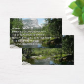 Mirror Lake Uitzicht in Yosemite National Park Visitekaartje (Bureau)