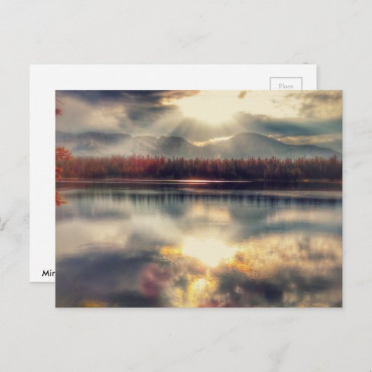 Mirror Lake - Utah High Uinta Mountains Briefkaart (Voorkant / Achterkant)