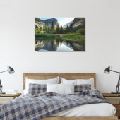 Mirror Lake, Yosemite Canvas Afdruk (Insitu (Slaapkamer))