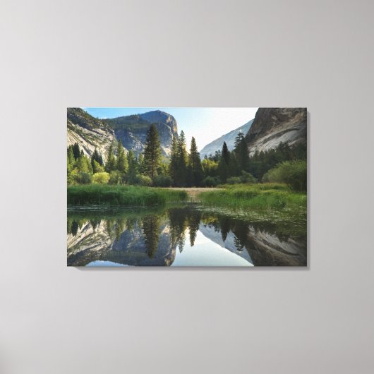 Mirror Lake, Yosemite Canvas Afdruk (Voorkant)