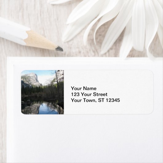 Mirror Lake - Yosemite Etiket (Insitu)