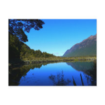 Mirror Lakes : Milford Sound : Nieuw Zeeland Postc