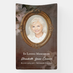  Mirror Lijst Lelies foto in liefdevolle herinneri Spandoek