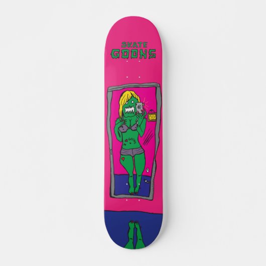 Mirror Love Persoonlijk Skateboard (Voorkant)