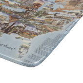 "Mirror Map of America" - Landmarks van Natuur Snijplank (Hoek)