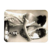 Mirror Mirror  Erotica Pre Code Pin-Up Girl Magneet (Horizontaal)
