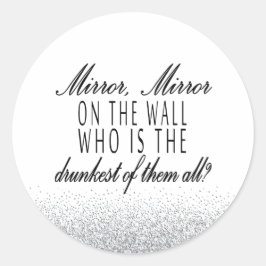 Mirror, Mirror Funny Sticker