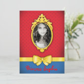 Mirror, Mirror op de muur, prinses Uitnodiging (Staand voorkant)