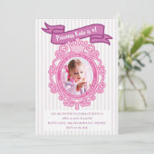 Mirror Mirror Princess Birthday Party Invitation Kaart (Staand voorkant)