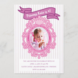 Mirror Mirror Princess Birthday Party Invitation Kaart