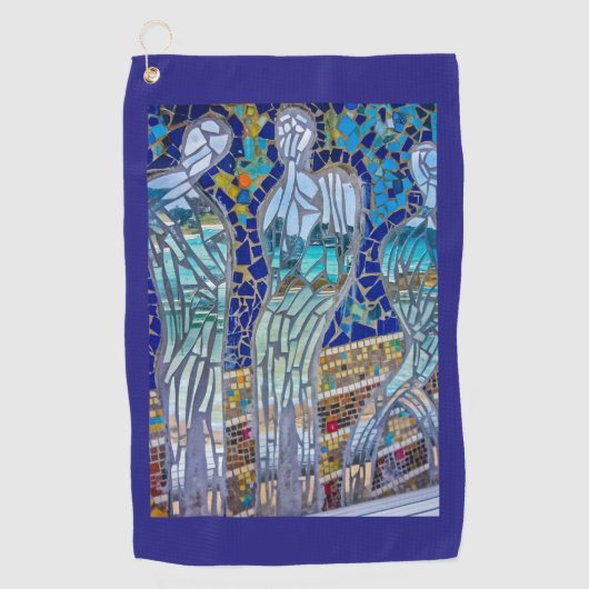 Mirror, Mirror, zeg me... Golfhanddoek (Voorkant)