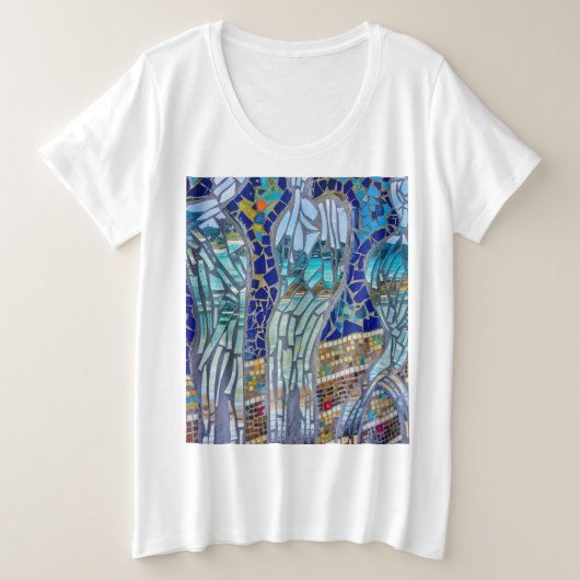 Mirror, Mirror, zeg me... Grote Maat T-shirt (Design voorkant)