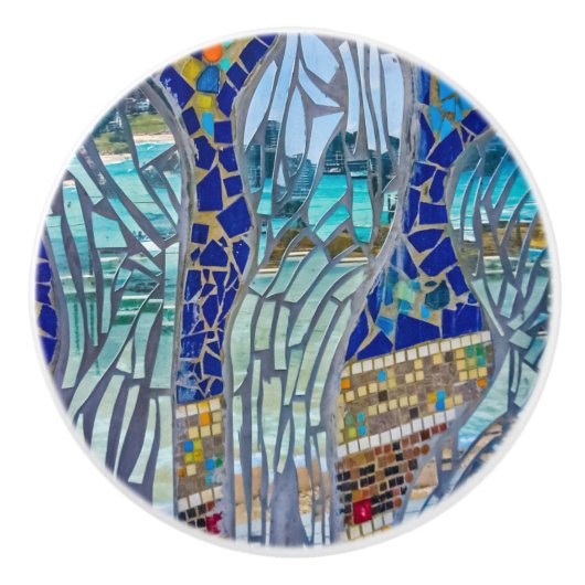 Mirror, Mirror, zeg me... Keramische Knop (Voorkant)