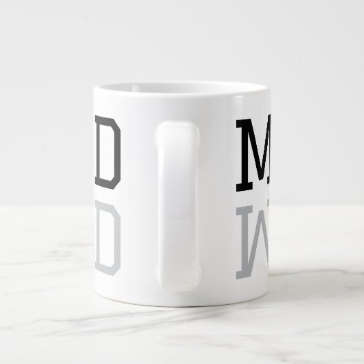 Mirror-Mok Grote Koffiekop (Achterkant)