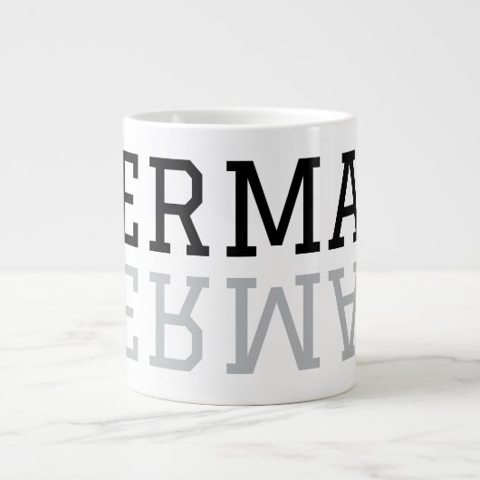 Mirror-Mok Grote Koffiekop (Voorkant)