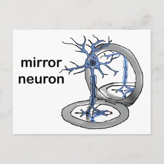 Mirror Neuron Briefkaart (Voorkant)