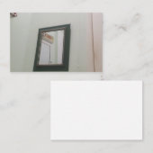 Mirror on the wall business card visitekaartje (Voorkant / Achterkant)