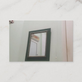 Mirror on the wall business card visitekaartje