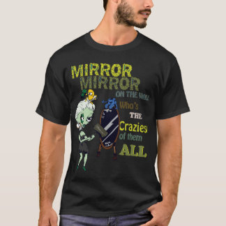 Mirror op de muur t-shirt