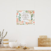 Mirror over het Herfst-pompoenPoster van de muur  Poster (Keuken)