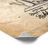 Mirror-patroon weergeven poster (Hoek)