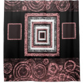 Mirror red showergordijn douchegordijn (Voorkant)