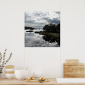 Mirror reflectie, Sarah Island, Tasmania Poster (Keuken)