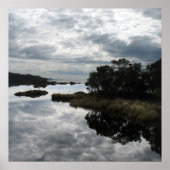 Mirror reflectie, Sarah Island, Tasmania Poster (Voorkant)