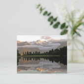 Mirror Reflection Lake Matheson Nieuw-Zeeland Briefkaart (Staand voorkant)
