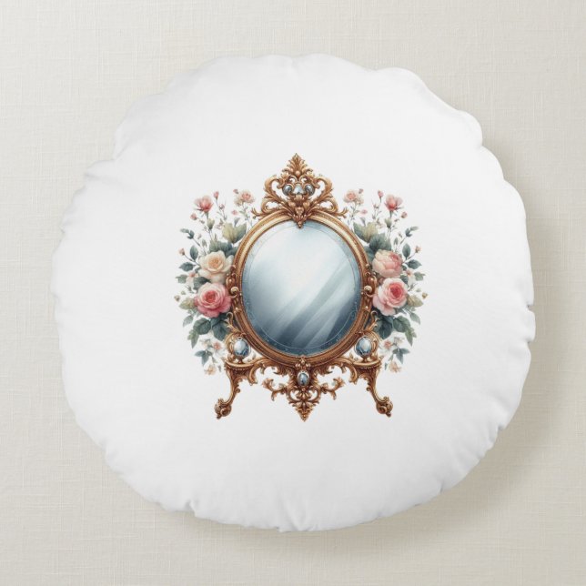 mirror Round cushion Rond Kussen (Voorkant)