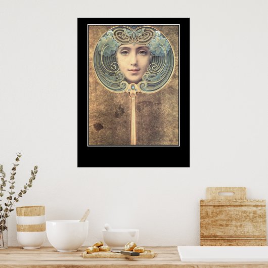 Mirror spiegelbeeld poster (Keuken)