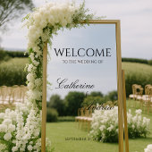 Mirror Wedding Welkom Decal Receptie Signage