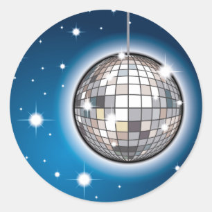 Mirrorball 2 ronde sticker