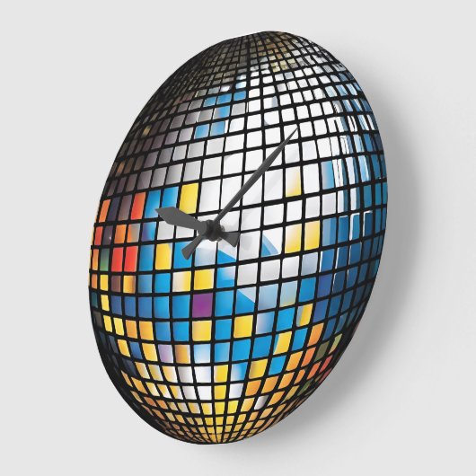 Mirrorball Glitterball Klok (Hoek)