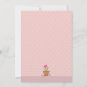 Mirrored Chest Spa Party Invitation Kaart (Achterkant)