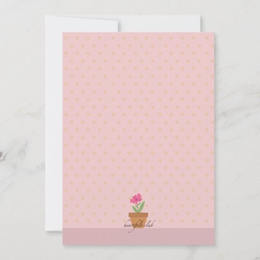 Mirrored Chest Spa Party Invitation Kaart (Achterkant)