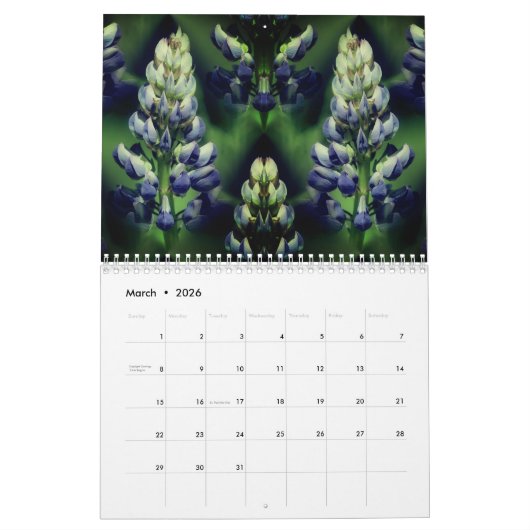 Mirrored Flowers Photography  Kalender (Mar 2026)