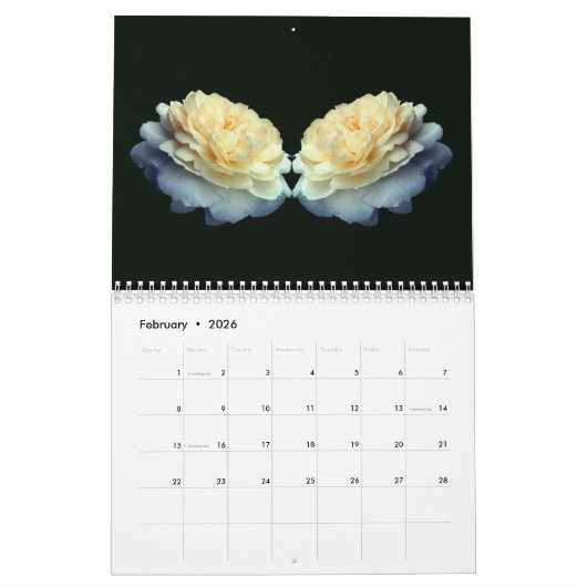 Mirrored Flowers Photography  Kalender (Feb 2026)