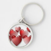 Mirrored Hearts Sleutelhanger (Voorkant)