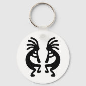 Mirrored Kokopelli Sleutelhanger (Voorkant)