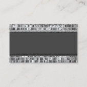 Mirrored Metal Magic Visitekaartje (Achterkant)