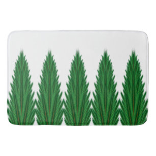 Mirrored Pines Bath Mat