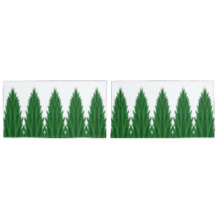 Mirrored Pines King Pillowcases Kussensloop
