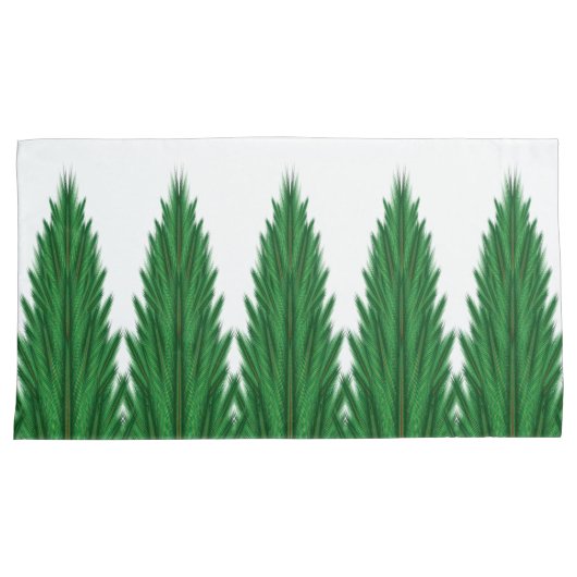 Mirrored Pines King Pillowcases Kussensloop (Voorkant-Rechts)