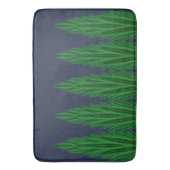 Mirrored Pines Midnight Bath Mat (Voorkant Verticaal)