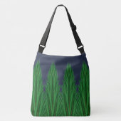 Mirrored Pines Midnight Crossbody Bag (2 Sizes) Tas (Voorkant)