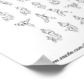 Mirrored Tae Kwon Do Poomse Poster (Hoek)