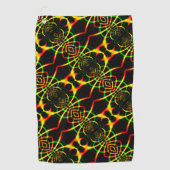 Mirroring, kleurrijke spinpoten en tentakels golfhanddoek (Voorkant)