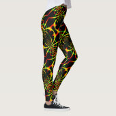 Mirroring, kleurrijke spinpoten en tentakels leggings (Rechts)